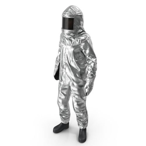 Aluminized fire proximity suit